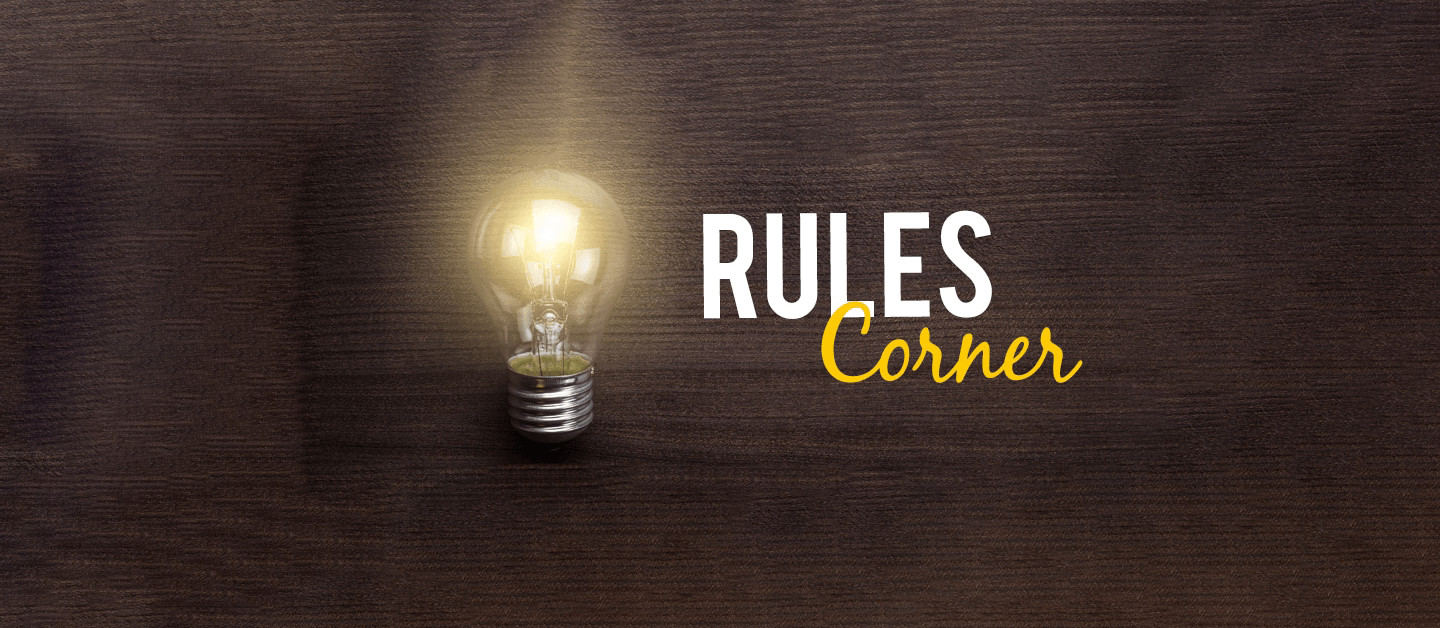 Industry News Rules Corner 1