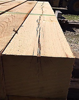 Wood Tie Grading - Checks and Splits Split Tie